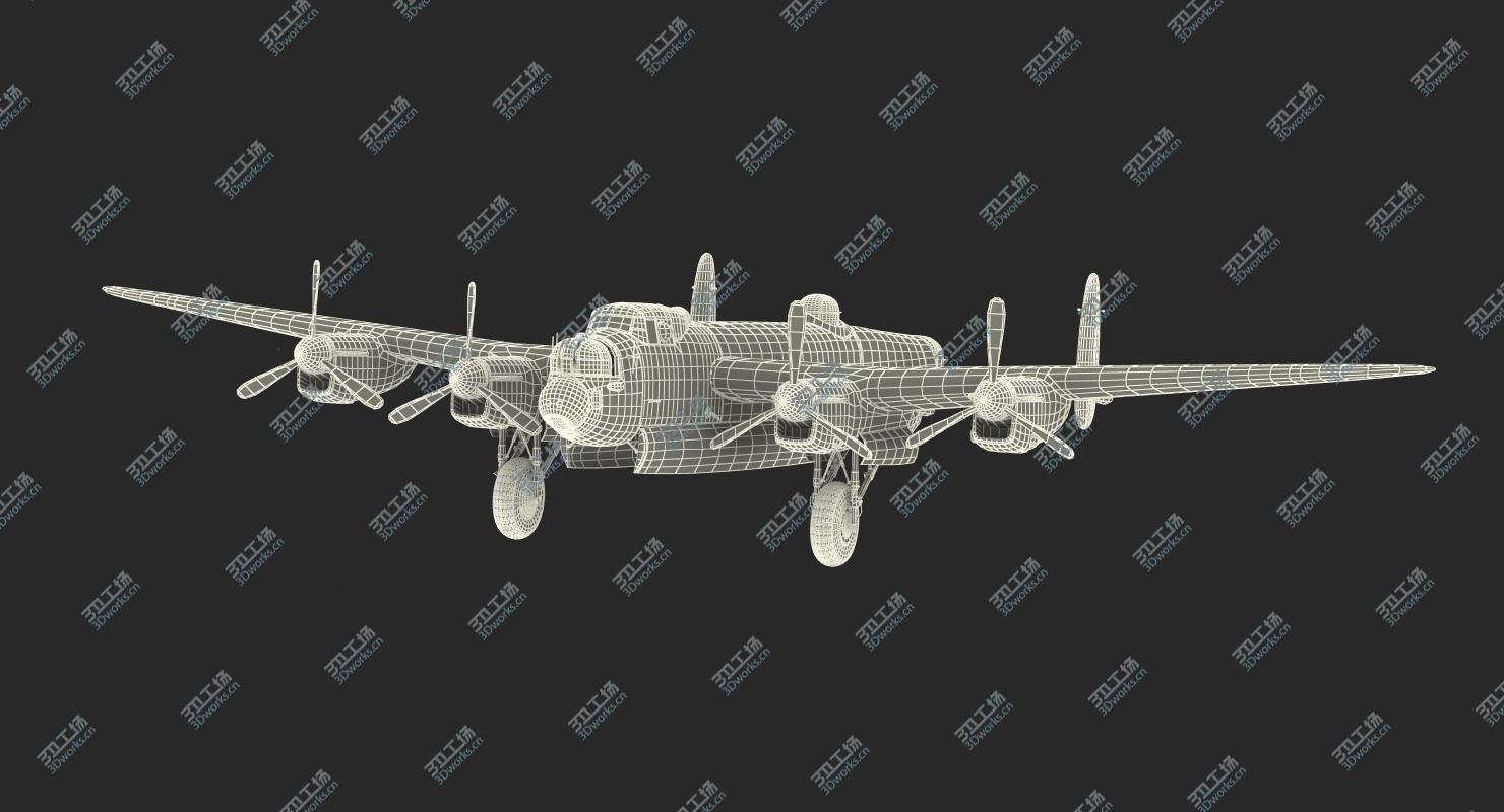 images/goods_img/202104021/3D model British Heavy Bomber Avro Lancaster WWII/4.jpg